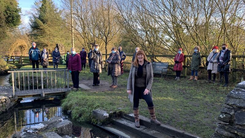 Bláthnaid Ní Chofaigh at Solas Bhríde in Kildare town