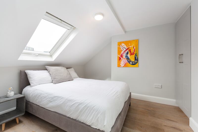 The house has four bedrooms in total