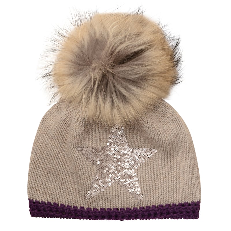 Camel sequin star beanie €79 Magee 1866 Sth Anne Street, Diublin www.magee1866.com