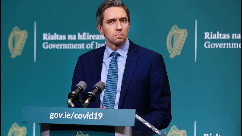 Minister for Health Simon Harris at a press briefing earlier this week. File photograph: Steve Humphreys/PA Wire