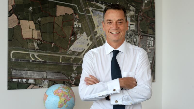 Dalton Philips, chief executive, DAA, says the airport needs a Government order waiving the need to get planning permission. Photograph: Cyril Byrne