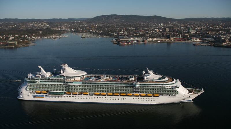 Royal Caribbean International’s Independence of the Seas. The liner is having a major refit and will return to service in May 2018