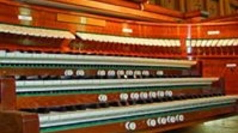 St Colman’s organ features an Austrian oak case.