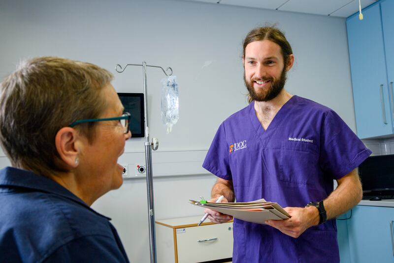 He graduated as Dr O’Donovan last May, completed a few weeks of induction with plans to go into surgery, before putting all that on hold, exactly one year out from Paris. Photograph: Daragh Mc Sweeney/Provision