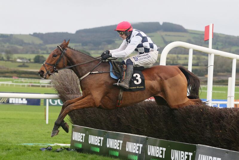 Ballyburn, ridden by Paul Townend, on his way to winning at Punchestown last month. Photograph: Peter Mooney/Inpho