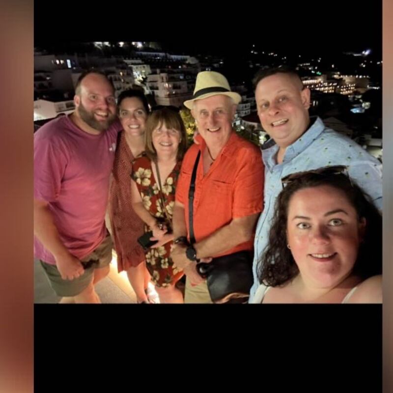 Paul Hodson, Hannah Kennedy, Greg Allers, Geraldine Muldoon, Declan Muldoon and Margaret Kennedy