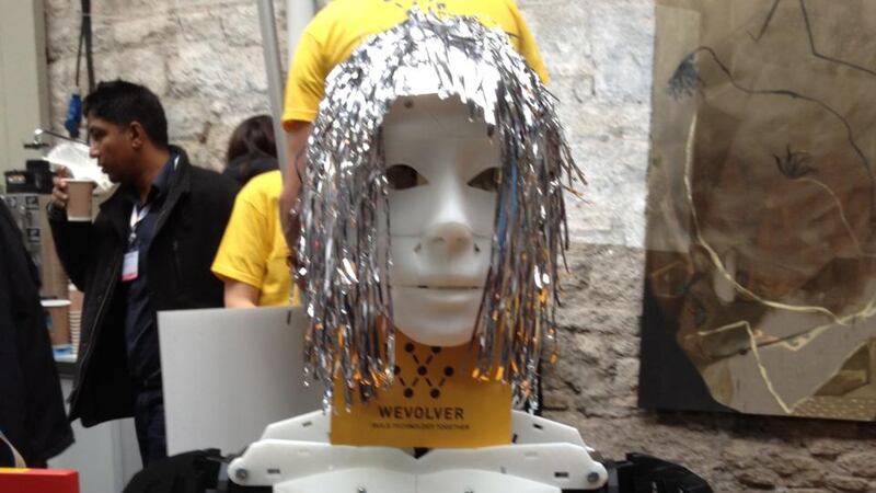 Tammy the Robot at the Wevolver stand