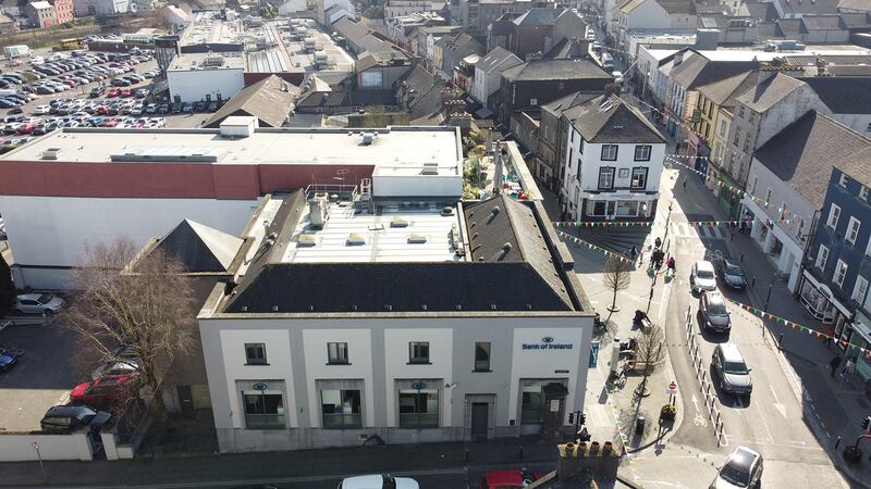 The Bank of Ireland occupies a key location in Kilkenny city