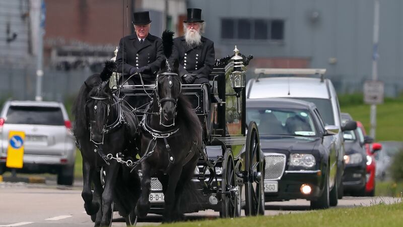 The remains of Jordan Davis are  brought to to the Church of Our Lady Immaculate, Darndale. Photograph: Colin Keegan/Collins Dublin