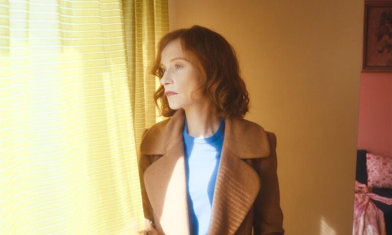 Isabelle Huppert playing Joan Verra in About Joan