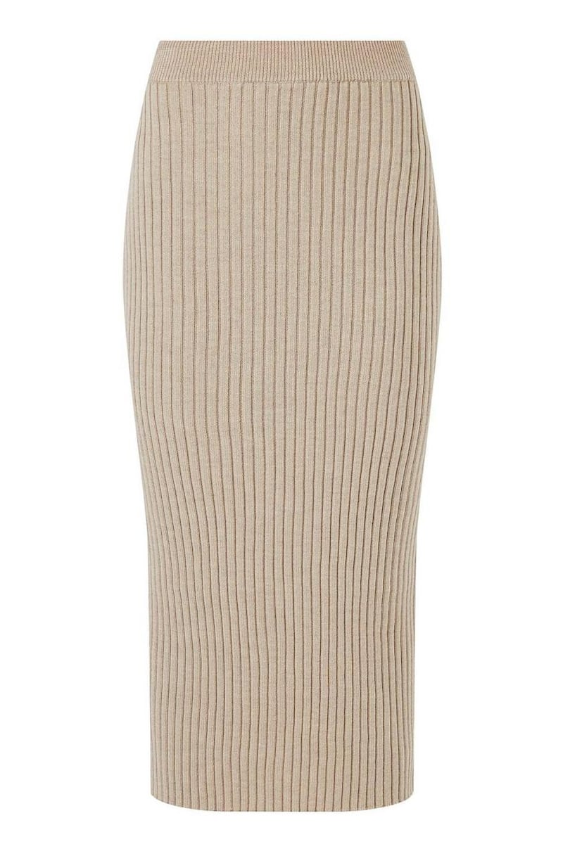 MaxMara Leisure Bohème high-rise midi skirt €200 Brown Thomas