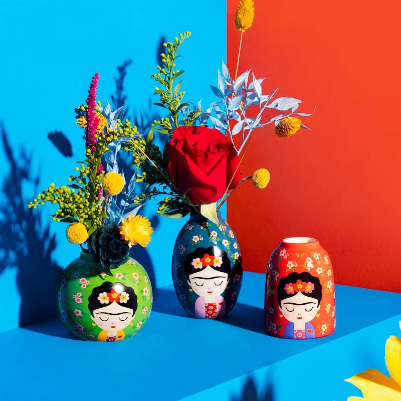 Frida Kahlo bud vases from Twenty Six