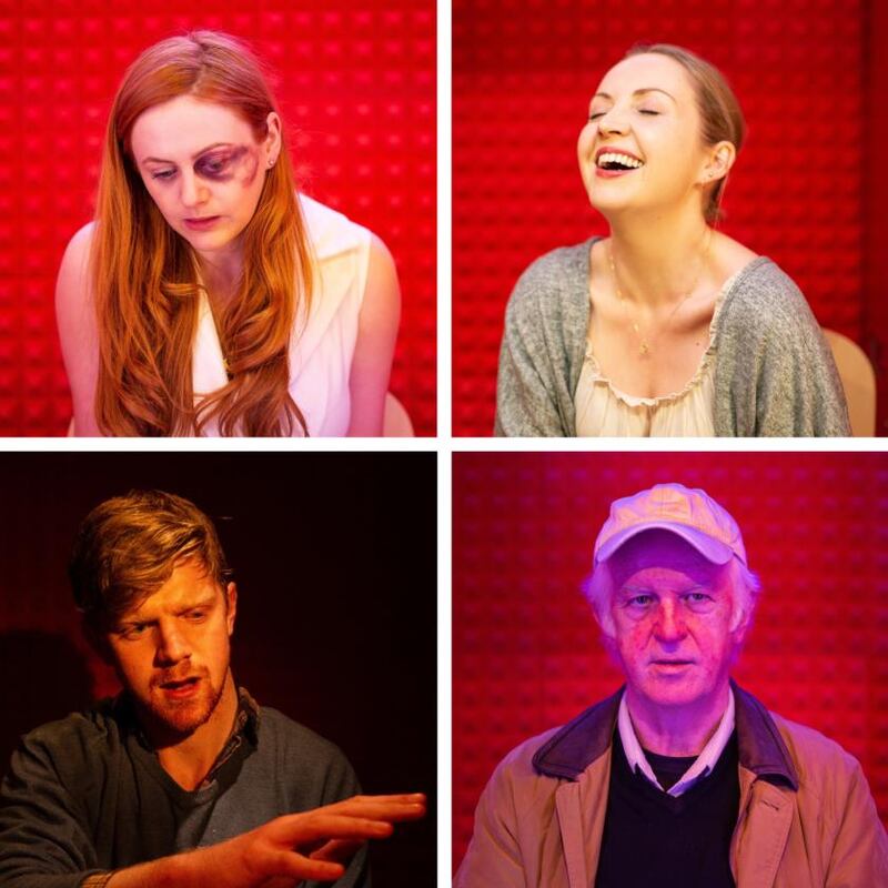 Theatre for One, at Cork Midsummer Festival: Kate Gilmore (top left); Kathy Rose O’Brien; Frank Blake (bottom left) and Seán McGinley. Photographs: Jed Niezgoda/venividi.ie