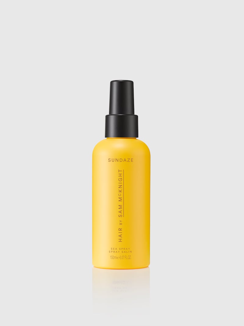Hair By Sam McKnight Sundaze Sea Spray (€32 at Brown Thomas) contains UV protection which is especially helpful for bleached or coloured hair.