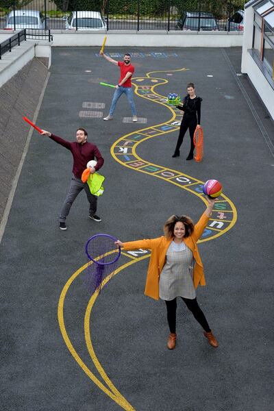 From front: Emer O’Neill, Ray Cuddihy, Clíona Ní Chiosáin and John Sharpson. Photograph: Alan Betson/The Irish Times