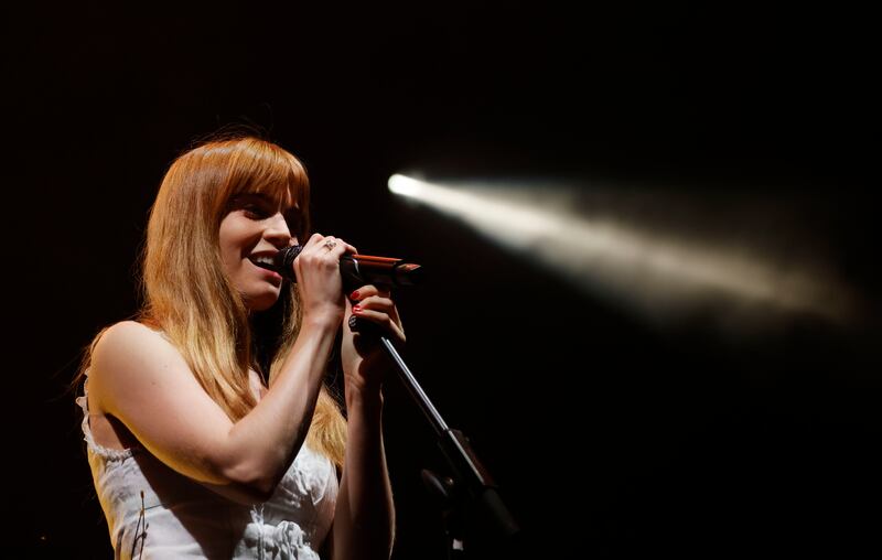 Hannah Reid of London Grammar. Photograph: Alan Betson