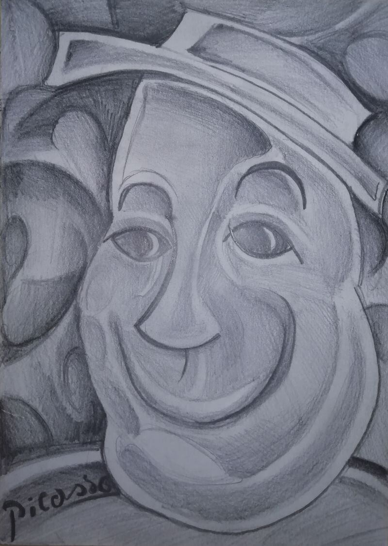 Potato Picasso Head of a Woman. Courtesy of Alexis Bannerman