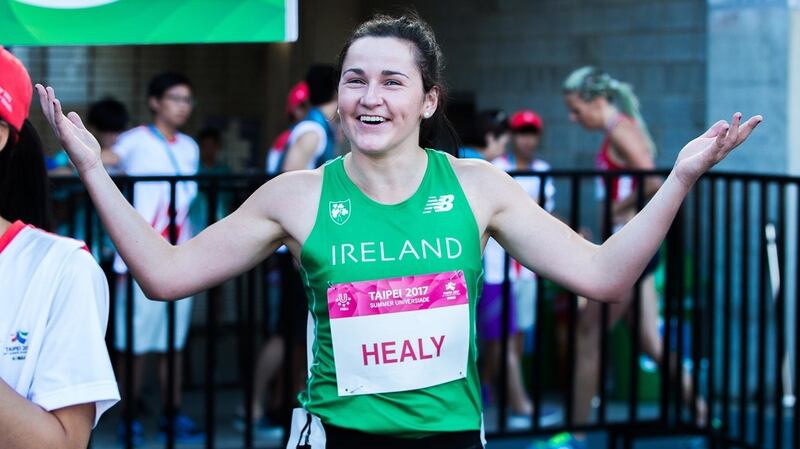 Phil Healy of Ireland: she may need the perfect race and everything to fall in her favour to reach the final this weekend. Photograph: Tommy Dickson/Inpho