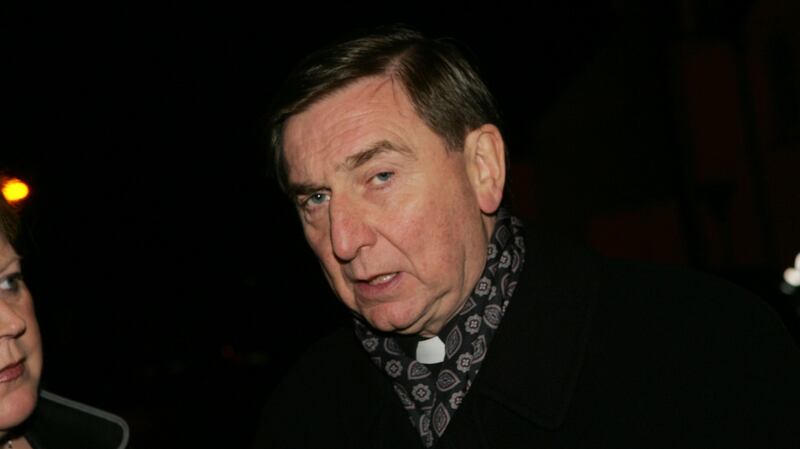 Fr Brian Darcy received an order of the British empire (OBE) for services to community relations. Photograph: Cyril Byrne/The Irish Times