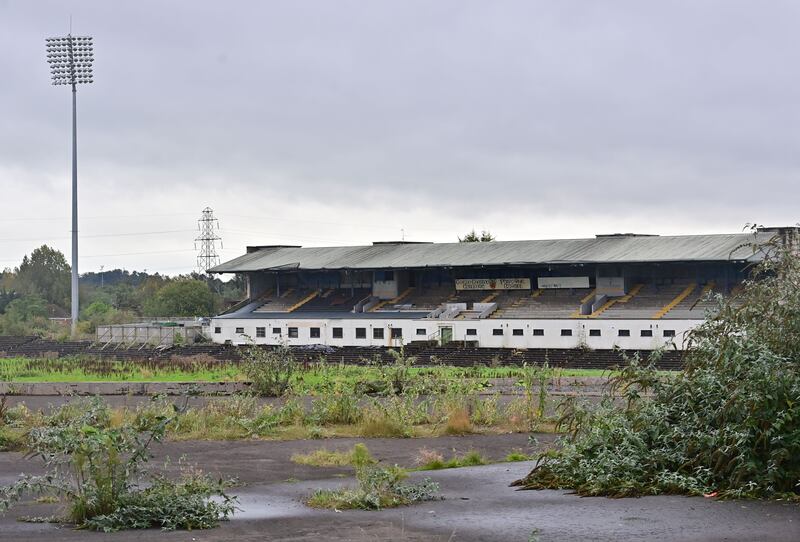 Casement Park in west Belfast was first earmarked for redevelopment more than a decade ago. Photograph: Colm Lenaghan/Pacemaker