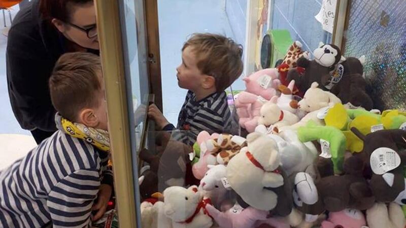 Jamie Bracken-Murphy (3), who got stuck in a toy machine in Nenagh, Co Tipperary.