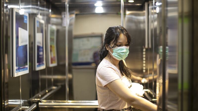 Dr Richard L Corsi advises always wearing a mask inside a lift.