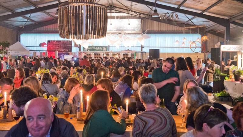 The Big Shed is home to the fringe festival, and where much of the fun happens. Photograph: Joleen Cronin