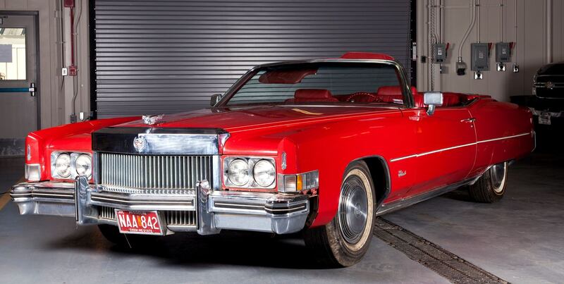 Chuck Berry’s candy-apple red 1973 Eldorado convertible: part of the folk collection at the National Museum of African American History and Culture.