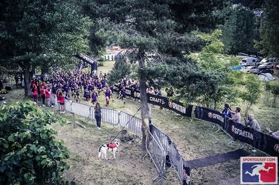 The ultramarathon in Andorra in June, 2022.