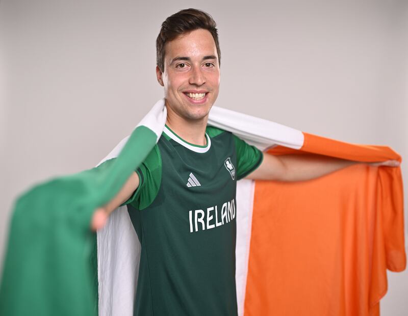 Sean Murray: the proud Irish captain has been playing professionally in Europe since 2018. Photograph: David Fitzgerald/Sportsfile 