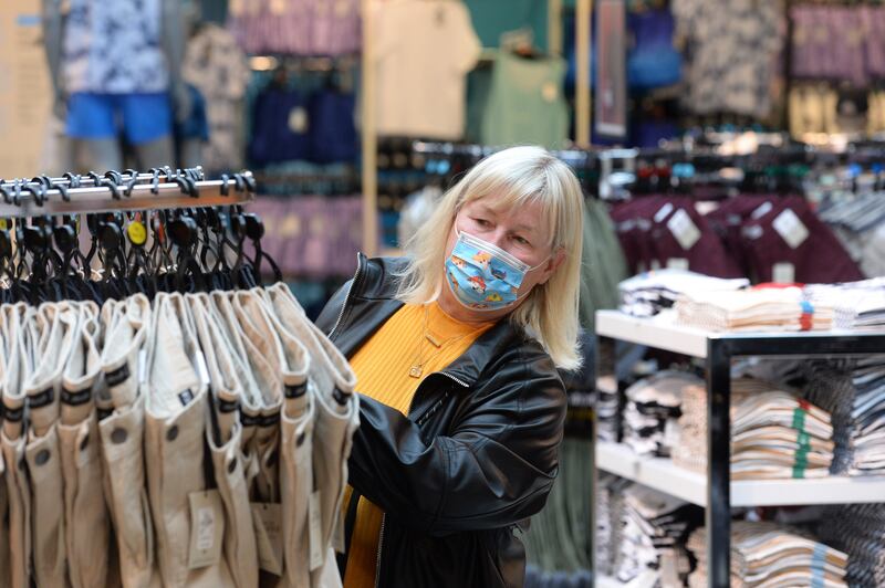 A shopper in Penneys on Mary Street, Dublin. Primark’s operating profit margin was running at over 11 per cent in the years before the pandemic. 