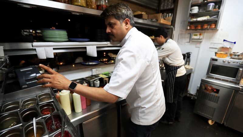 Pickle Indian restaurant on Camden Street: Rounds of okra cooked in butter taste nutty like courgettes with muscle. Photograph: Donall Farmer