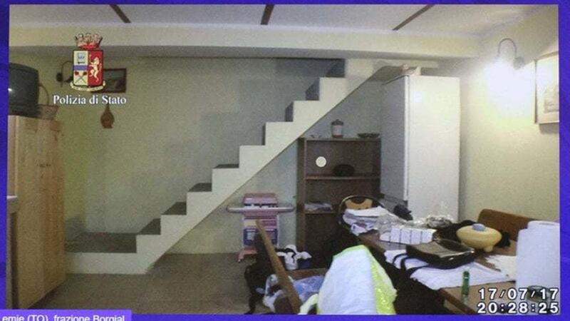 Photo released by police of the place Chloe Ayling was held