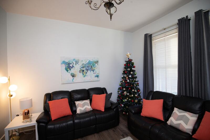The living room at Tabor House. The Peter McVerry Trust now has 35 residential services and more than 400 housing units. Photograph: Tom Honan/The Irish Times
