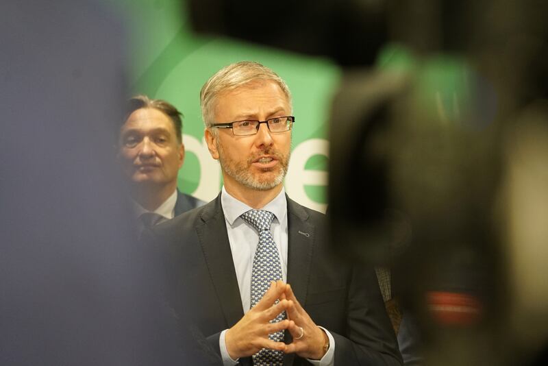 Green party leader Roderic O'Gorman: Neither of the two big parties are exactly in love with the Greens. Photograph: Enda O'Dowd