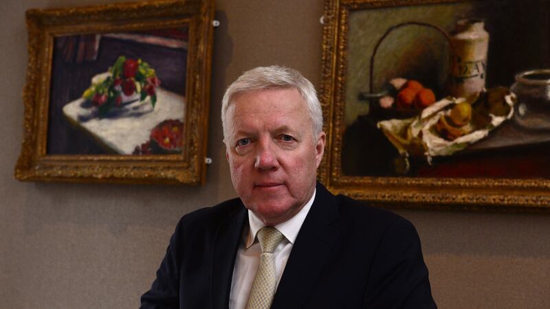 Patrick Guilbaud at his restaurant in Dublin. Photograph: Cyril Byrne/The Irish Times.