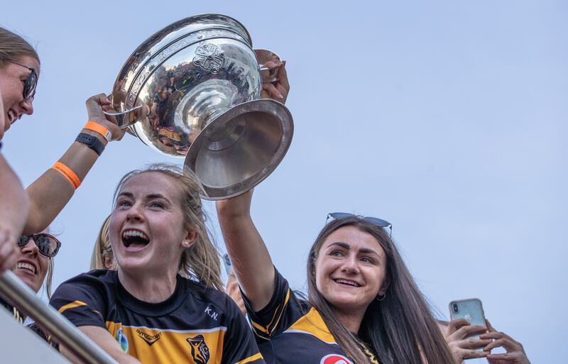 Katie Nolan and Steffi Fitzgerald. Photograph: Evan Treacy/Inpho