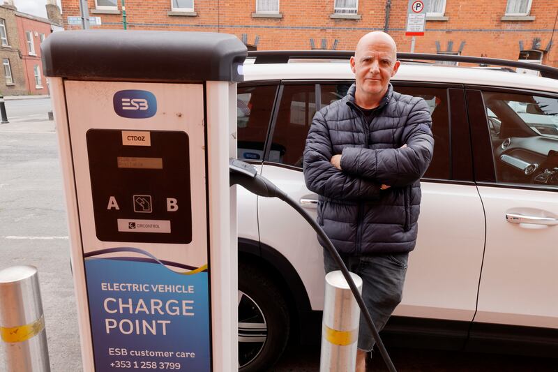 Conor Pope: The cost of just over 400km is about €40 – cheaper than petrol or diesel but by no means cheap. Photograph: Alan Betson

