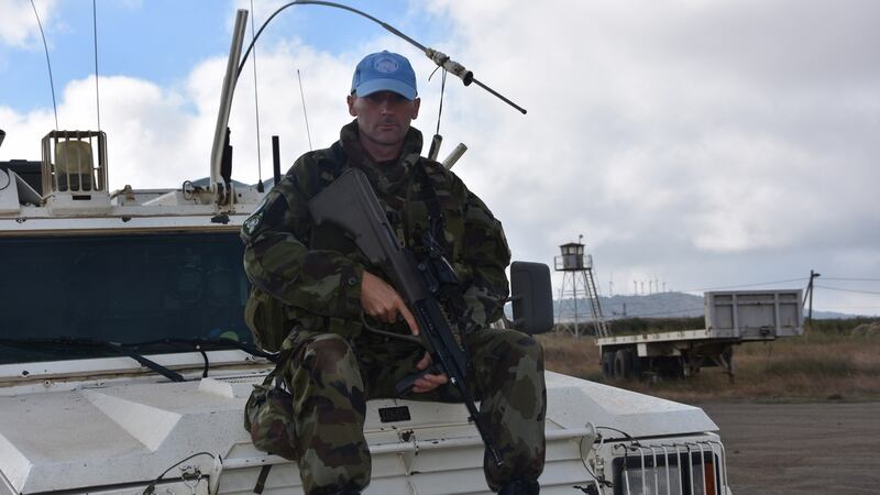 Sgt John Collins, UNDOF Golan: “You get a chance to represent the tricolour, the Irish people.”
