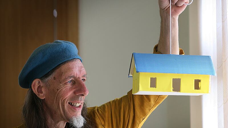 Peter Cowman, architect and ecobuilder, whose Living Architecture course has inspired many of the Green Door homes. His workshop is at 11am today, in Leitrim village hall