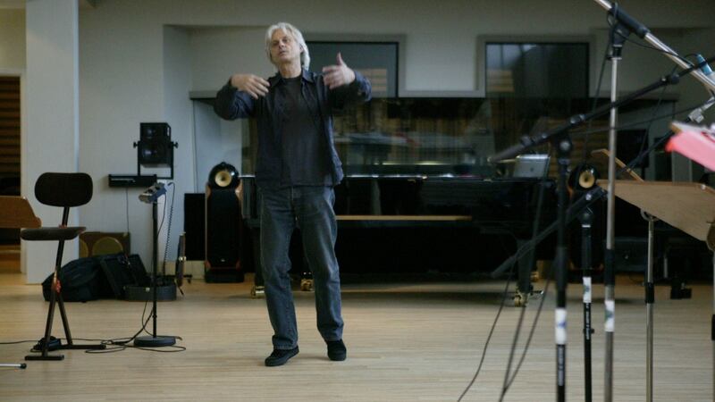 Manfred Eicher in the recording studio.  File photograph: Colin Eick/ECM Records
