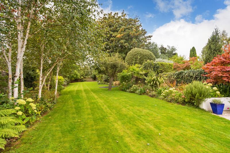 The rear garden extends to a quarter of an acre