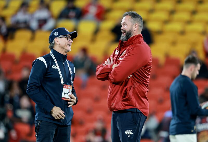 Lions head coach Andy Farrell. Photograph: Dan Sheridan/Inpho