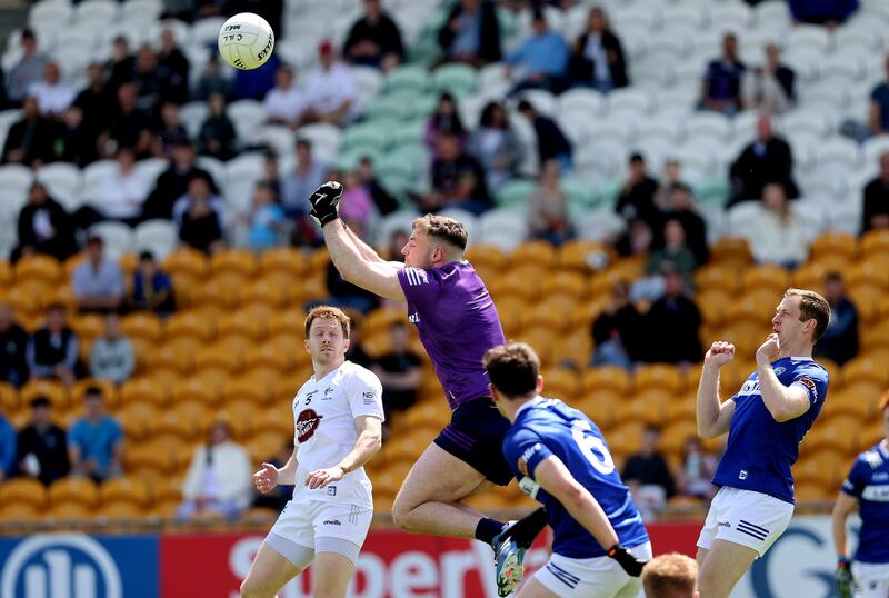 'Every keeper is in the same boat': Laois keeper Killian Roche is seen in the Tailteann Cup against Kildare last year. Photograph: Bryan Keane/INPHO