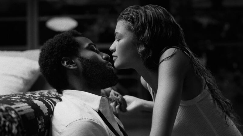 John David Washington and Zendaya in Malcolm & Marie
