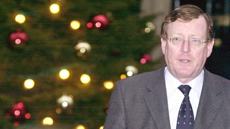 Northern Ireland’s first minister David Trimble in December, 2001. Photograph: Johnny Green
