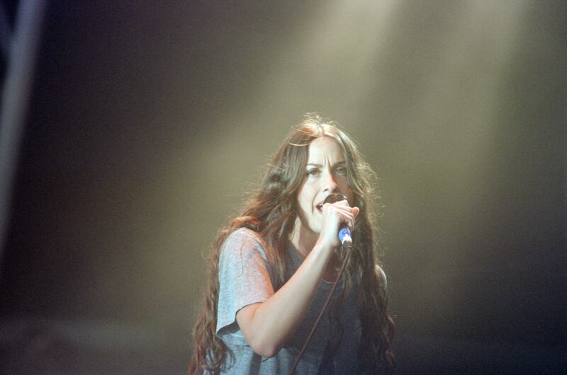 Alanis Morissette in 1996. Photograph: Steve McNeil/Daily Record/Mirrorpix via Getty Images