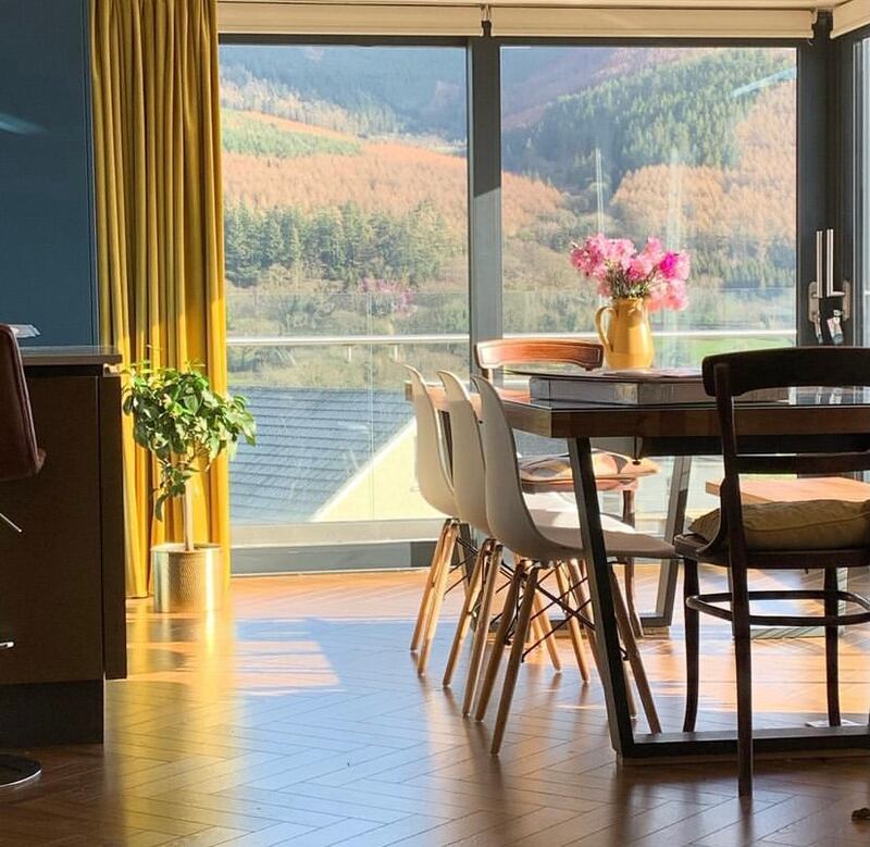 The dining area in Jacqueline Rooney's home