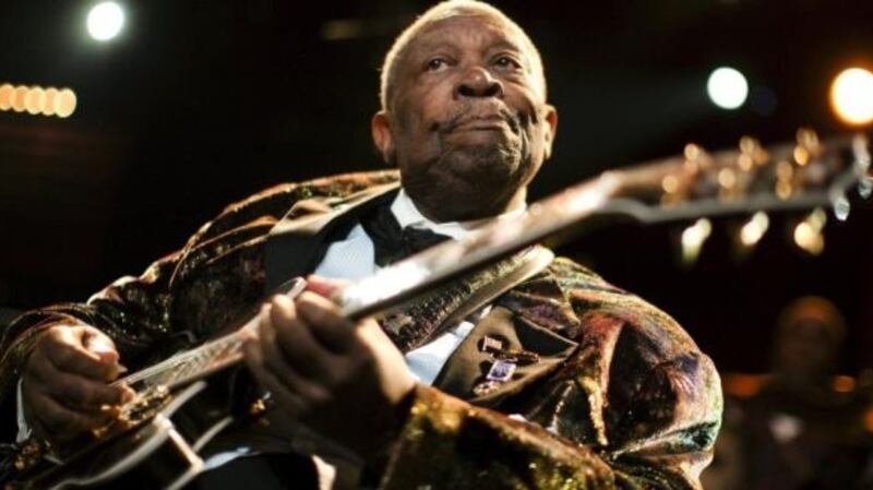 BB King. Photograph: Valentin Flauraud/Reuters