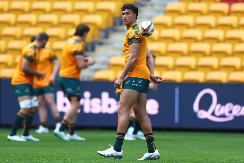 Much is expected from Australia's Joseph-Aukuso Suaalii, who has been described in some quarters as the saviour of the sport down under. Photograph: Chris Hyde/Getty Images